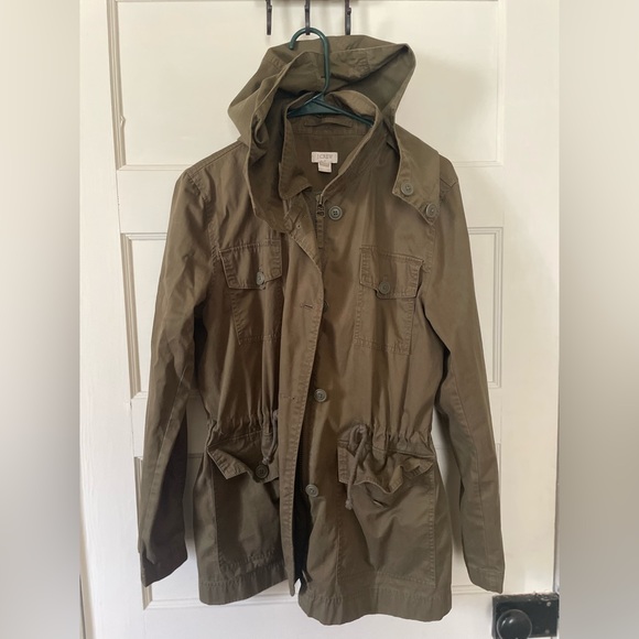J. Crew army green utility jacket - Picture 11 of 11